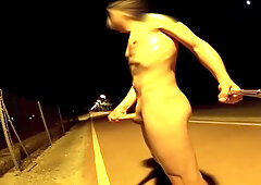 Enjoying My Nudity In The Suburb I Had To Escape From Boy Who Yelled At Me, Hide And Jerk Off