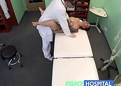 FakeHospital Ribald doctor gives hot student patient the all clear