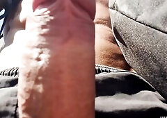 Compilation - See my weenie peeing, wanking in nature, and groaning during the time that touching myself as I drive.