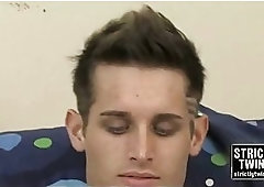 A ripped gorgeous twink masturbates and fingers his ass