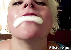 I Hadn't Cum For two Weeks, This babe Craves to Gulp It All!