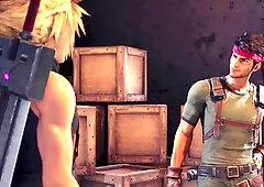 Tifa shows off her curves while wandering around totally nude in this FF7 walkthrough