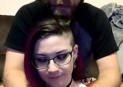 Brunette does kinky blowjob in euro wife hardcore video