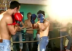 Ecstatic Faces in the Locker Room