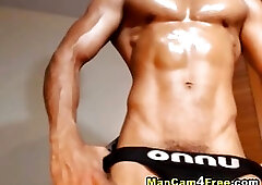 Hairy Guy Playing His Dick