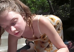 You Take Elena To Tioman, And She Cant Wait To Suck You Off Outside. - Elena Koshka