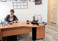 Large booty big beautiful woman ssbbw boss let janitor took her panty off & eat vagina - (chubby butt, thick booty, large ass)