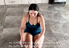 LATIN CHICK EN FORMA CON GRAN CULO Y COÑO BIEN APRETADO RECIBE GRAN CARGA DESPUES DEL GYM