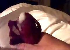 cumming in wifes panty