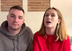 Hot BTS With Buxom Blonde Plump-assed Teen Porn-star - Interview & Exciting Pussy Licking