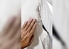 A pretty lady in traditional Vietnamese attire in a foreign land - Ao Dai student