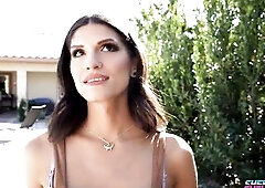 Slay Kay and Zariah are at it another time. Slay Kay, with her sultry eyes, teases Zariah, who's already soaked and willing. They begin with a ha