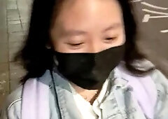 Showing big boobs in public road