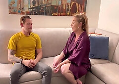 Sensual cougar rough sex