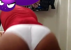 Epic meaty caboose sissy juggling that rump