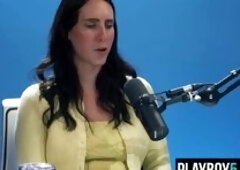 MILF Cadence Lux podcast and masturbation session until orgasm