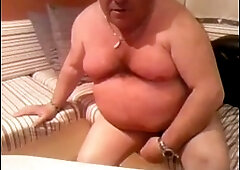 granddad jizm on cam