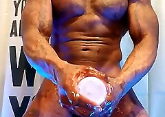 Tall Dark Chocolate Muscles Tattooed Hairy BBC Hallelujah Johnson