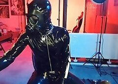 Dominant Rubberboy rules over his empire of latex