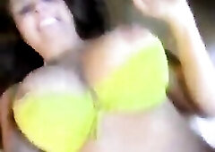 Erica Campbell doing a naive dance