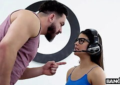 Gamer Girl Rides His Joystick