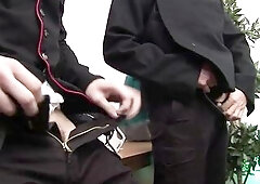 Large boobed MILFs Daphne Rosen and Cathy Barry foursome