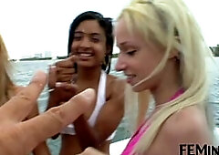 FEMINGE 4K - College Graduate Lesbo Sex Party