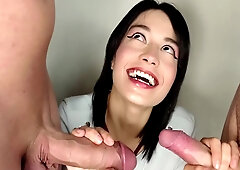 Two Cocks For This Latina