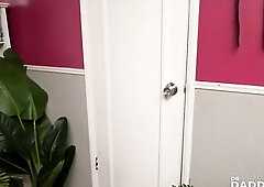 Brunette hair Gal Maya Rue Gets Endless Fun