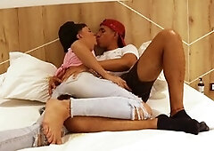 Femboy Andrew calls over his neighbor's partner for some intense action