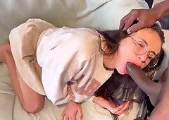 Hes Got A Really Big Dick That Barely Fits In My Tight Pussy