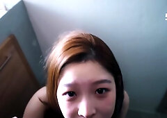 Shy Asian Beauty Gives In to Forbidden Temptation in POV Encounter