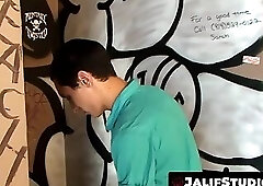 DILF Derrick Paul humiliating his twink Kit Deschanel and making him obey