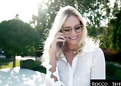 Sexy Women Spitroast Giant Cocked Boss