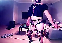 Tranny Smoking Bimbo Edges to BBC