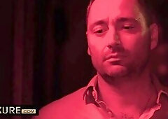 Three-some at a swinger club