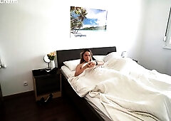 Secretary Woke Up With Boss In Hotel And Get Throat Full Cum - Office Oral job Queen