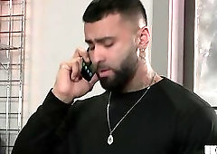 Muscle bear flip flop and anal cumshot