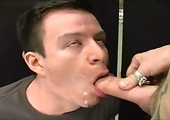 Twink Blows Big Cock in a Car