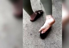 U pursue me around the store whilst I play with my Birkenstocks!