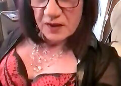 Two matures horny crossdressers fun