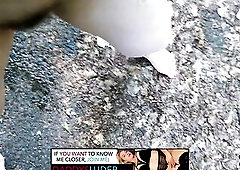 Coz I walked around stark bare outside and just started pissing when I felt like it, it made my boyfriend so lewd that this guy had to shove his penis