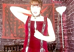 My adorable basement puppy with mistress Natalie Napoli