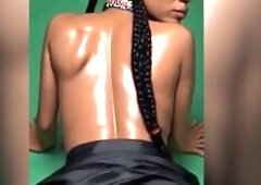 Ai tribal Nigerian sweetheart drilled by large ebony shlong