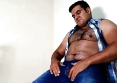 Handsome-man, uncut-cock, big-cock