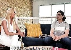 PUREMATURE Aged Brandi Love Gets Sex Therapy With Dr Love