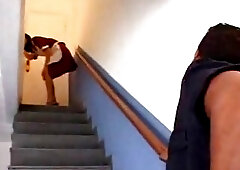 Luscious Brunette Shemale Maid Ass Banged