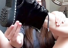 Brunette Solo Webcam Masturbation