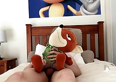 Nick Wilde Plush Gets His Ass Jackhammered And Cummed