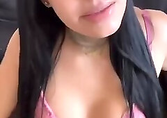 Tranny dancing and masturbating for her boss